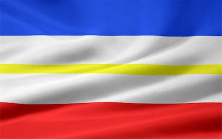 schwerin - High resolution flag of Mecklenburg Vorpommern in Germany Stock Photo - Budget Royalty-Free & Subscription, Code: 400-04348469