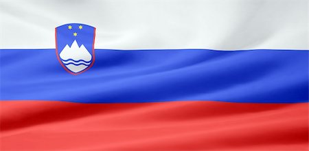 simsearch:400-04344297,k - High resolution flag of Slovenia Stockbilder - Microstock & Abonnement, Bildnummer: 400-04348661