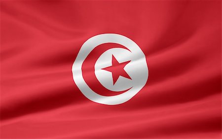 simsearch:400-04856605,k - High resolution flag of Tunisia Stockbilder - Microstock & Abonnement, Bildnummer: 400-04348670