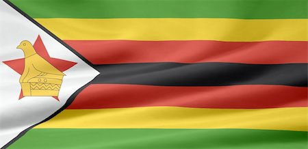 High resolution flag of Zimbabwe Stock Photo - Budget Royalty-Free & Subscription, Code: 400-04348689