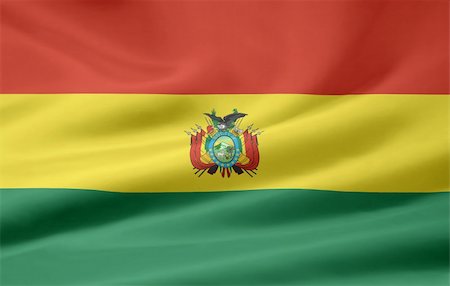 sucré - High resolution flag of Bolivia Stock Photo - Budget Royalty-Free & Subscription, Code: 400-04348748