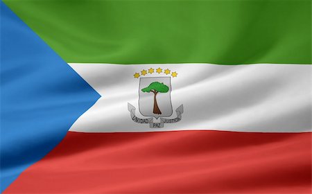simsearch:400-04348687,k - High resolution flag of Equatorial Guinea Photographie de stock - Aubaine LD & Abonnement, Code: 400-04348750