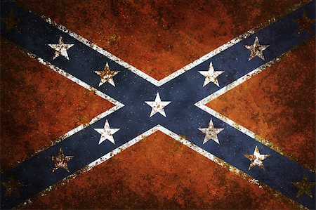 sharpner (artist) - Vintage close-up of Confederate Flag. Grunge Background Stockbilder - Microstock & Abonnement, Bildnummer: 400-04348765