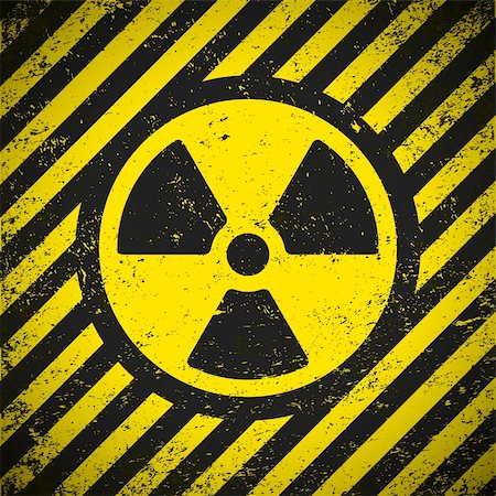 Sign radiation. Vector illustration. Eps10 Stock Photo - Budget Royalty-Free & Subscription, Code: 400-04348878