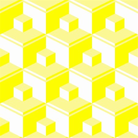 simsearch:400-05705942,k - yellow abstract cubes, seamless art illustration Stock Photo - Budget Royalty-Free & Subscription, Code: 400-04349518