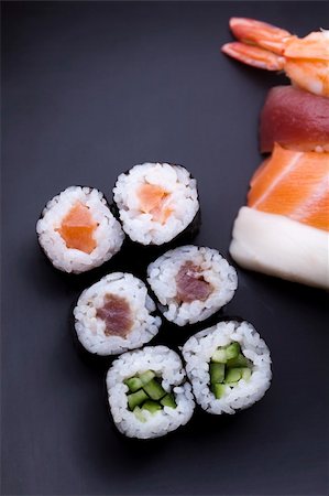 simsearch:400-04292843,k - Traditional japanese food, Sushi Stock Photo - Budget Royalty-Free & Subscription, Code: 400-04340083