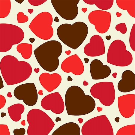 simsearch:400-05730150,k - Cute hearts seamless background. EPS 8 vector file included Stock Photo - Budget Royalty-Free & Subscription, Code: 400-04340517