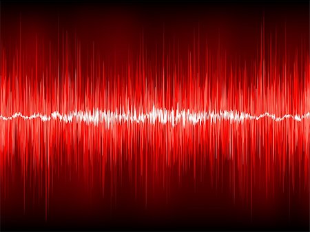 sound speakers - Abstract waveform vector background. EPS 8 vector file included Photographie de stock - Aubaine LD & Abonnement, Code: 400-04341151