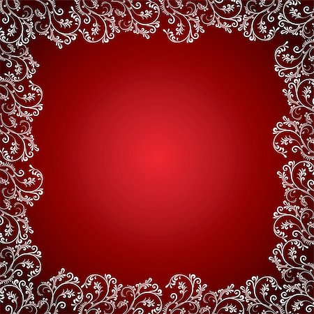 red background with swirl boundary Fotografie stock - Microstock e Abbonamento, Codice: 400-04342804