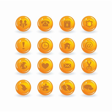 simsearch:400-05126116,k - button icons Fotografie stock - Microstock e Abbonamento, Codice: 400-04343037