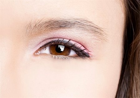 simsearch:400-04624558,k - Close-up of a beautiful female eye with makeup Foto de stock - Super Valor sin royalties y Suscripción, Código: 400-04343338