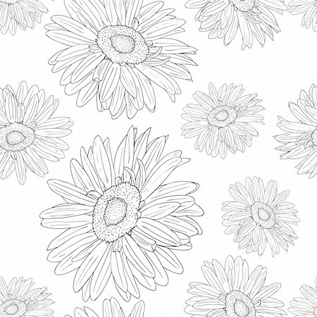 simsearch:400-04677731,k - Seamless wallpaper with beautiful flowers Photographie de stock - Aubaine LD & Abonnement, Code: 400-04343379