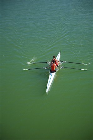 canoe double at Guadalquivir river in Seville Spain Stock Photo - Budget Royalty-Free & Subscription, Code: 400-04343388