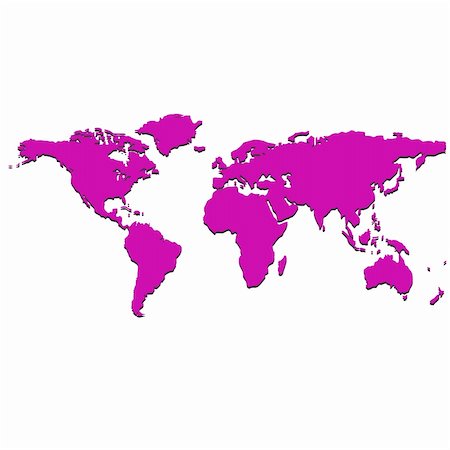 simsearch:400-04847731,k - purple world map, vector art illustration Stockbilder - Microstock & Abonnement, Bildnummer: 400-04343509