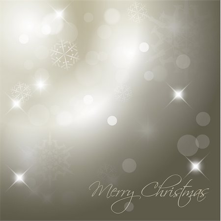 Vector Christmas background with white snowflakes and place for your text Stock Photo - Budget Royalty-Free & Subscription, Code: 400-04343621