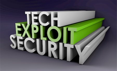 protect virus computer 3d - Security Exploit on a Tech Level Danger Stock Photo - Budget Royalty-Free & Subscription, Code: 400-04354148