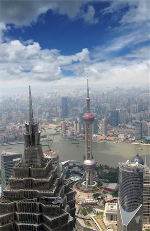 simsearch:841-05846168,k - aerial view of Shanghai, China Foto de stock - Super Valor sin royalties y Suscripción, Código: 400-04354509