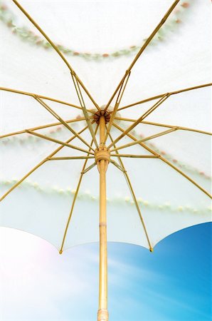 umbrella on a sky background Stock Photo - Budget Royalty-Free & Subscription, Code: 400-04354644