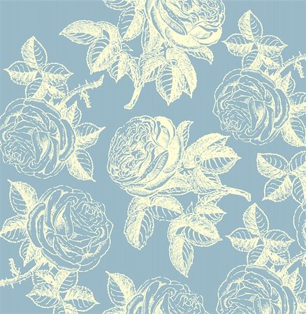 packing fabric - Classical wall-paper with a flower pattern Foto de stock - Super Valor sin royalties y Suscripción, Código: 400-04354683