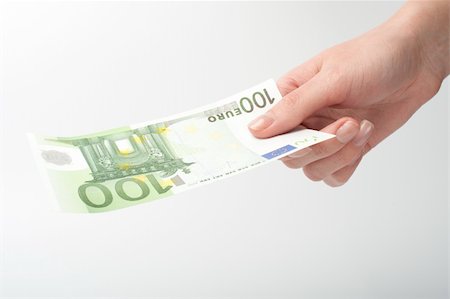 simsearch:400-05384689,k - Close-up of Euro banknote in woman's hand Stock Photo - Budget Royalty-Free & Subscription, Code: 400-04354762