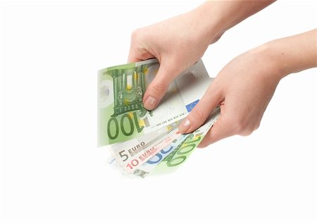 simsearch:400-05384689,k - Close-up of Euro banknote in woman's hand Stock Photo - Budget Royalty-Free & Subscription, Code: 400-04354763