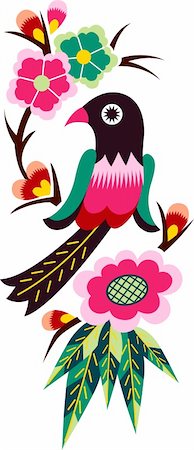 Bird Emblem Graphic Artwork Stock Photo - Budget Royalty-Free & Subscription, Code: 400-04354869