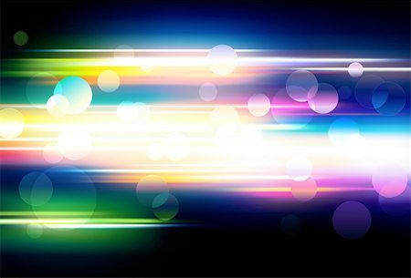 futuristic speed - Vector illustration of abstract background with blurred magic neon color lights Stock Photo - Budget Royalty-Free & Subscription, Code: 400-04354988