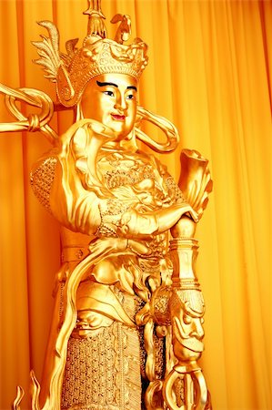 Gold Buddha and gold cloth in china Stock Photo - Budget Royalty-Free & Subscription, Code: 400-04356589