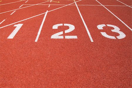 start finish run - Athletics Track Lane Numbers Stock Photo - Budget Royalty-Free & Subscription, Code: 400-04357183