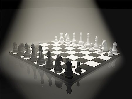 simsearch:400-04955785,k - 3d chess on a board Stock Photo - Budget Royalty-Free & Subscription, Code: 400-04357395
