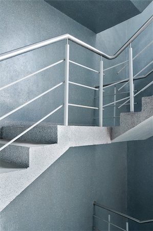 simsearch:400-06138811,k - Modern building interior. Empty stairway. Stock Photo - Budget Royalty-Free & Subscription, Code: 400-04358098
