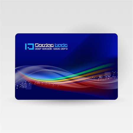 simsearch:400-04855527,k - Credit card. Abstract vector wave on navy background Photographie de stock - Aubaine LD & Abonnement, Code: 400-04358293