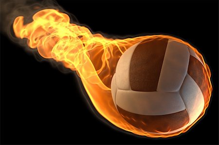 simsearch:400-04726815,k - flying ball in the fire. isolated on black. Stock Photo - Budget Royalty-Free & Subscription, Code: 400-04359933