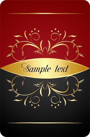 Vintage template. Vector Stock Photo - Budget Royalty-Free & Subscription, Code: 400-04351363