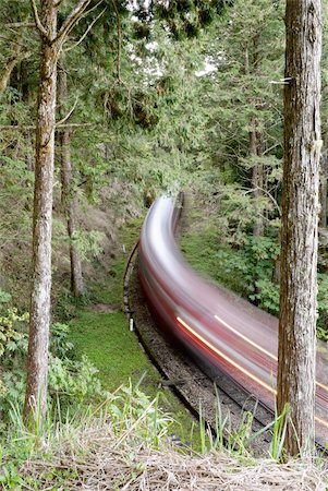 simsearch:862-03713515,k - Forest railway with train move blurred in Alishan National Scenic Area, Taiwan, Asia. Stock Photo - Budget Royalty-Free & Subscription, Code: 400-04352053