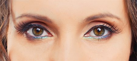 simsearch:400-04776576,k - Close-up eyes of the young woman with fashion make-up Stock Photo - Budget Royalty-Free & Subscription, Code: 400-04352696