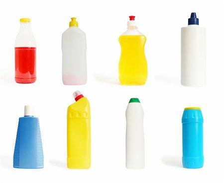 detergente - An image of a various bottles with cleaning liquids Foto de stock - Super Valor sin royalties y Suscripción, Código: 400-04353883