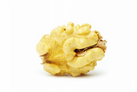 simsearch:400-04415203,k - fresh walnuts isolated on a white background Fotografie stock - Microstock e Abbonamento, Codice: 400-04364314