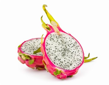 simsearch:400-04859130,k - Pink pitahaya isolated on a white background Photographie de stock - Aubaine LD & Abonnement, Code: 400-04365322