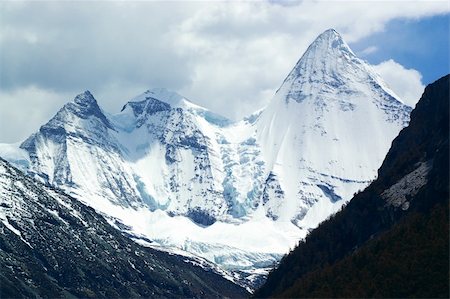 Landscapes of Jokul in Daocheng,Sichuan Province, China Stock Photo - Budget Royalty-Free & Subscription, Code: 400-04365356