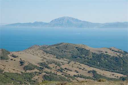 Beautiful view on strait of Gibraltar, Spain Foto de stock - Super Valor sin royalties y Suscripción, Código: 400-04365592