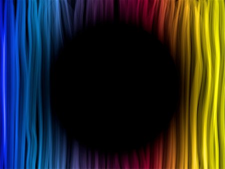 Vector - Abstract Rainbow Lines Background with Black Circle Stock Photo - Budget Royalty-Free & Subscription, Code: 400-04365797