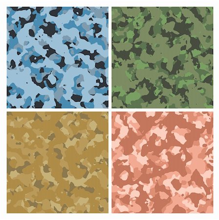 paintball - red green blue and sand military camoflage background Fotografie stock - Microstock e Abbonamento, Codice: 400-04367060