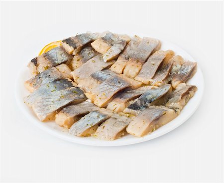 Herring on white Stock Photo - Budget Royalty-Free & Subscription, Code: 400-04368669