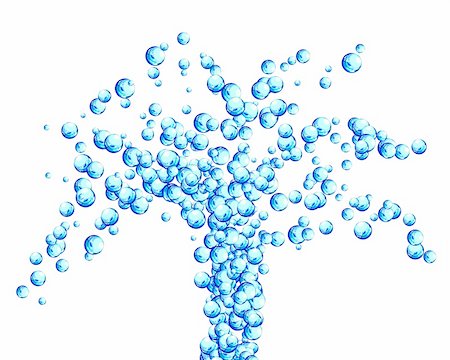 Abstract water vector background with bubbles of air Stock Photo - Budget Royalty-Free & Subscription, Code: 400-04368684