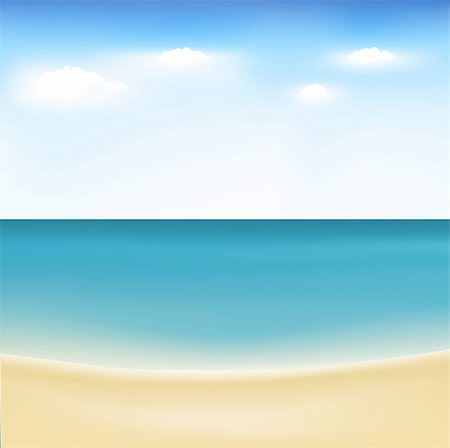 simsearch:400-04838949,k - Summertime At Beach, Vector Illustration Photographie de stock - Aubaine LD & Abonnement, Code: 400-04368698