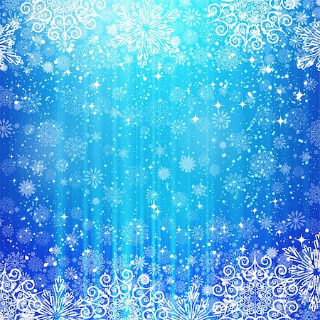 simsearch:400-04363033,k - abstract Christmas background with snowflakes and the stars Photographie de stock - Aubaine LD & Abonnement, Code: 400-04368973