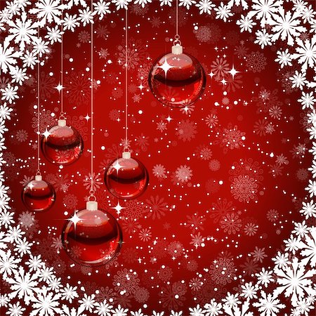 simsearch:400-04073863,k - Christmas balls. Photographie de stock - Aubaine LD & Abonnement, Code: 400-04368980