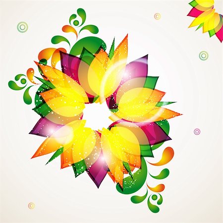 simsearch:400-05685213,k - Floral abstract background. eps10 Fotografie stock - Microstock e Abbonamento, Codice: 400-04369028