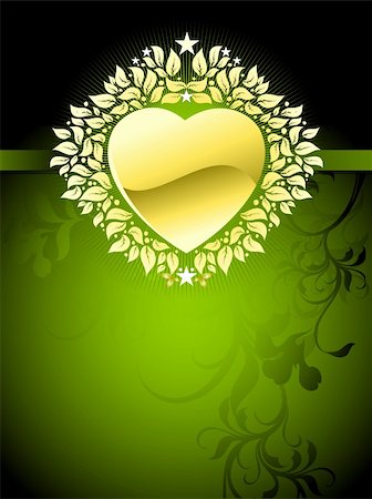 heart frame, this illustration may be useful as designer work Stock Photo - Budget Royalty-Free & Subscription, Code: 400-04369728